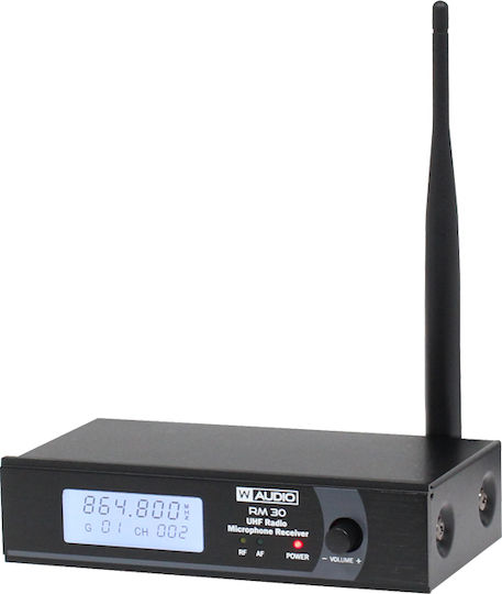 W-Audio RM 30 UHF Handheld Radio (864.8Mhz) Σετ Ασύρματο Μικρόφωνο Χειρός για Φωνητικά