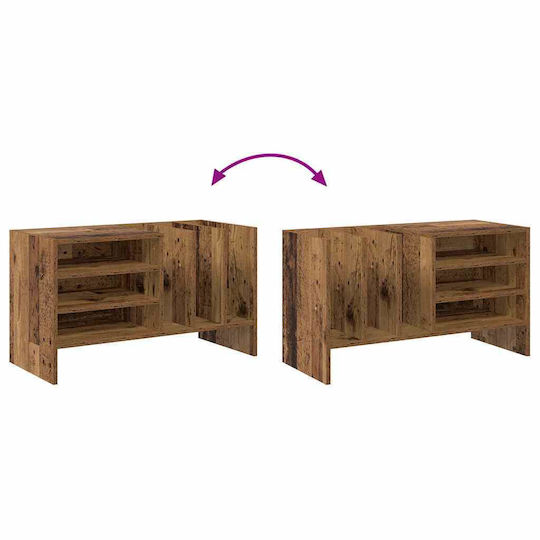 vidaXL Hi-Fi Furniture Brown 35x78.5x45cm