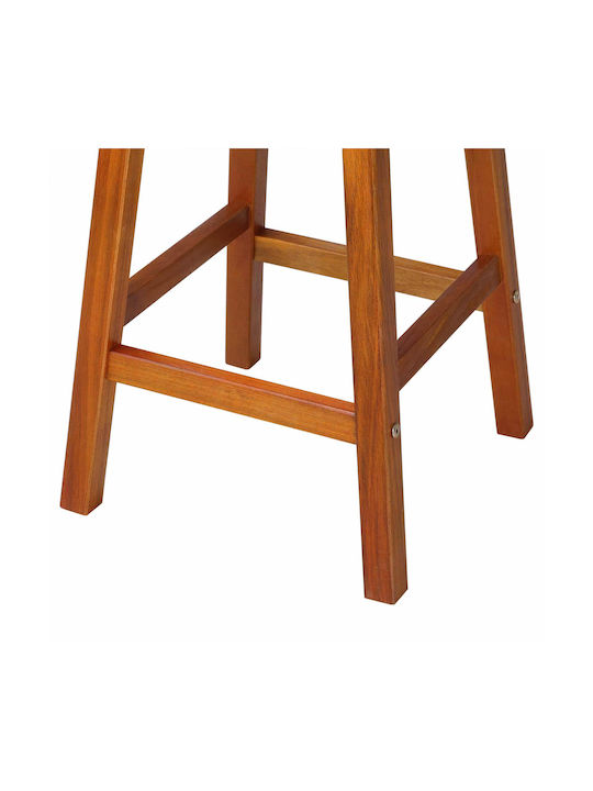 Hölzernes Hocker für Bar Für den Außenbereich Brown 2Stück 34x34x76cm