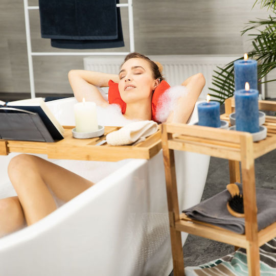 Relaxdays Органайзер за кола Бамбук Бежов 4052025257286