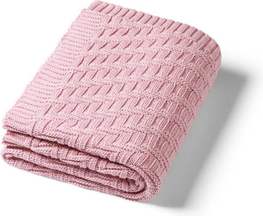 Babyono Blanket Nursery Swaddling Blankets Knitted Pink 75x100cm
