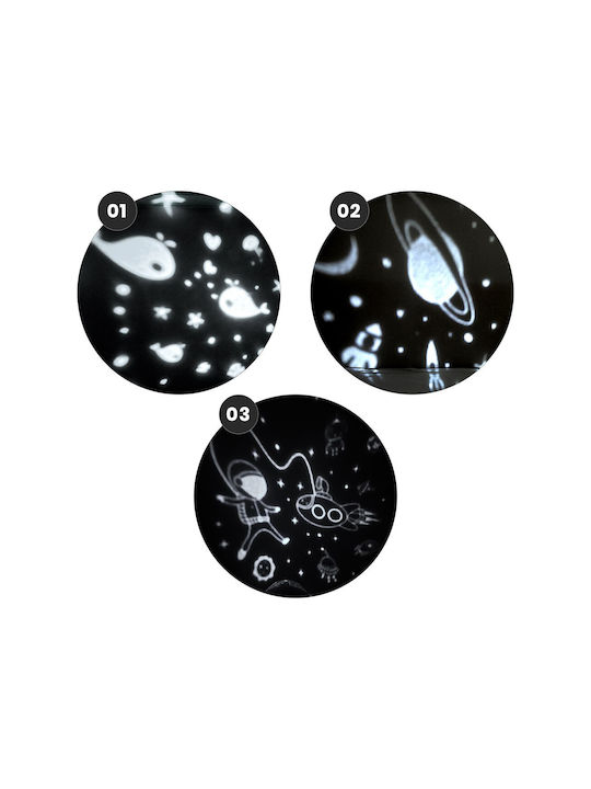 Eko Light Led Παιδικό Φωτιστικό Projector Μπλε 51.5x41.2x34.3εκ.