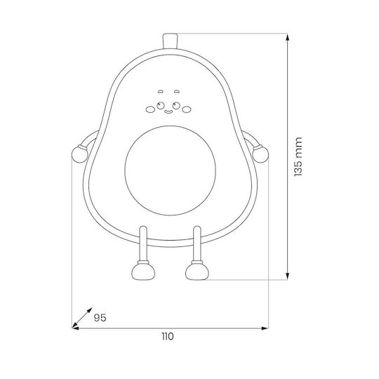 Eko Light Kinder Dekorative Lampe Berührung