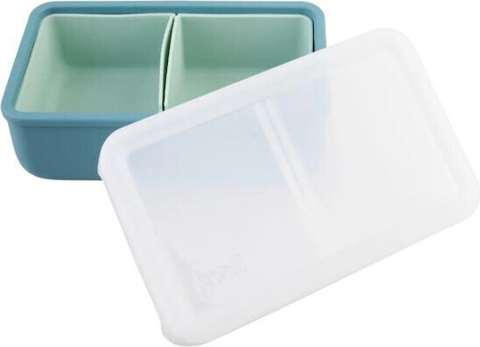 Melii Lunchbox Silikon Mehrfarbig Geeignet für die Mikrowelle 700ml 1Stück