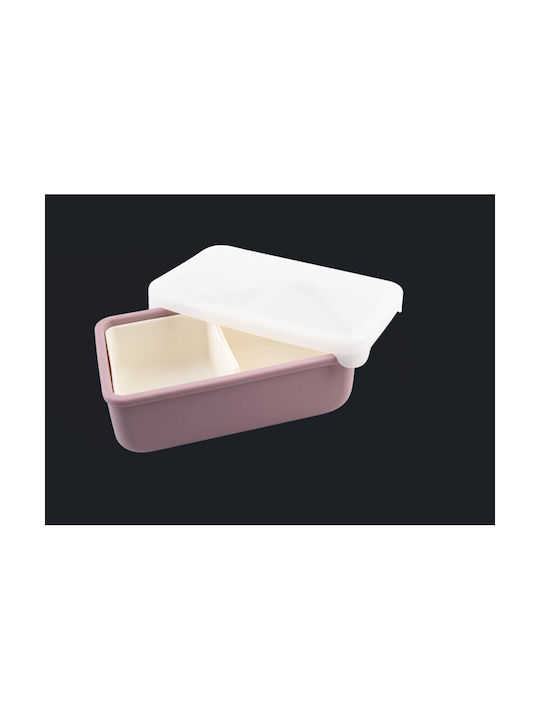Melii Lunchbox Silikon Mehrfarbig Geeignet für die Mikrowelle 700ml 1Stück