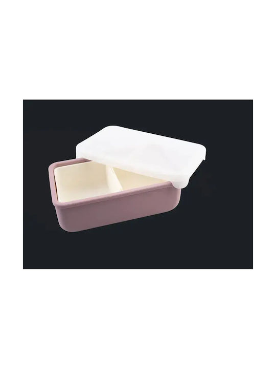 Melii Lunchbox Silikon Mehrfarbig Geeignet für die Mikrowelle 700ml 1Stück