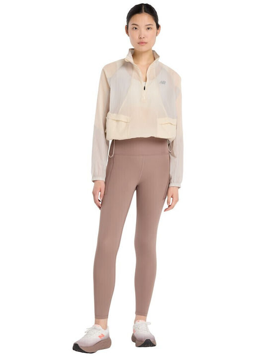 Harmony Women's Training Legging High Waisted Beige