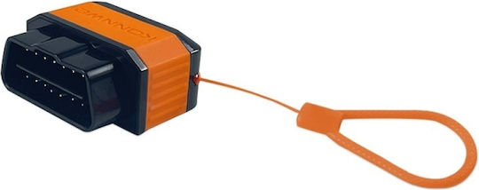 Konnwei Kw905 Auto Diagnosis Obd2 Bluetooth 5.0 On-off Button Compatible Android Ios Elm 327 Obdii Orange