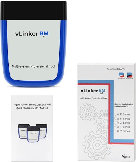 Vgate Vlinker Bm Auto Diagnosewerkzeug Bmw Bimmercode Resets Live Daten Dpf Regeneration Flap Kontrolle Asd Programmierung