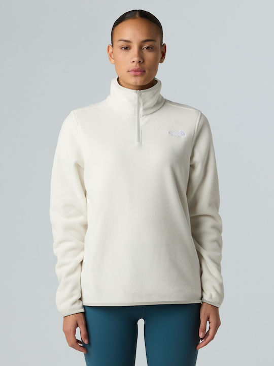 Bluza Damă cu Fermoar White Dune