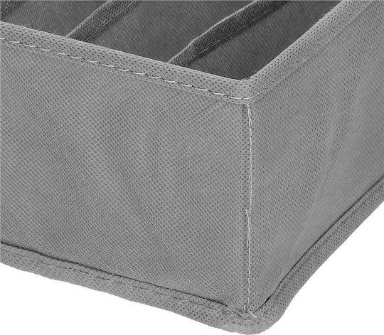 Kunststoff Schubladenteiler für Socken / Unterwäsche / Krawatten in Gray Farbe 4Stück