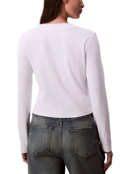 Calvin Klein Bluză Albă Calvin Klein Bluză Albă