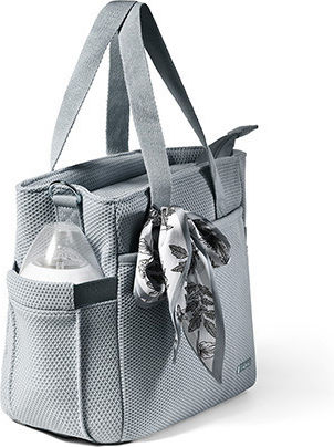 Babyono Baby Changing Bag Shoulder/Handbag Carmen Gray 30x26x16cm