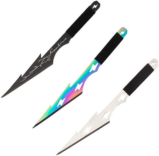 Set 3 Bucăți Cuțite De Aruncat Multicolore