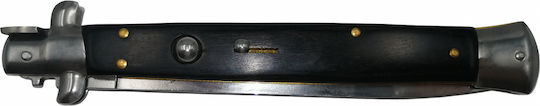 Knife Automatic Black in Sheath Set of 3pcs
