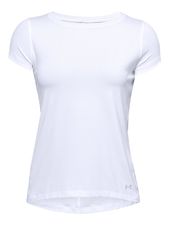 HeatGear Γυναικείο T-shirt Fast Drying Λευκό