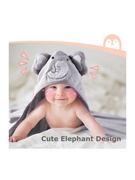 Momcozy Комплект бебешки кърпи 8бр Сив