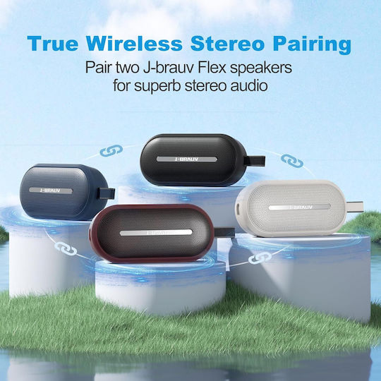 J-Brauv Flex Waterproof Bluetooth Speaker 40W Black
