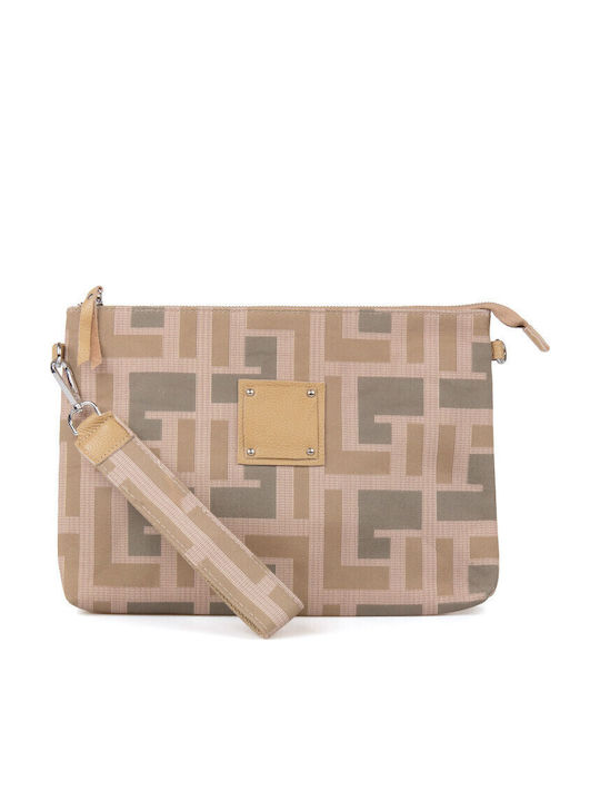 Damentasche Schultertasche Taupe