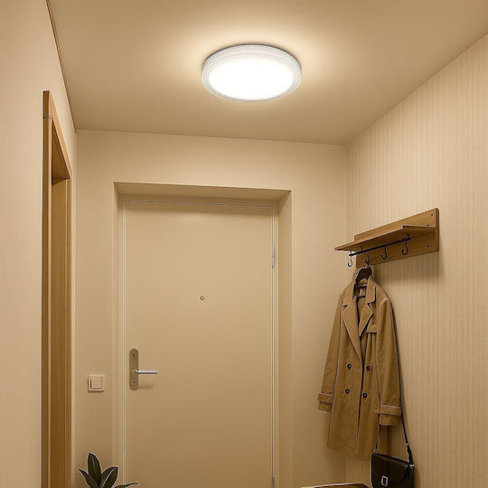 Eko Light Πλαφονιέρα Οροφής με Ενσωματωμένο LED