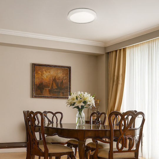 Eko Light Πλαφονιέρα Οροφής με Ενσωματωμένο LED