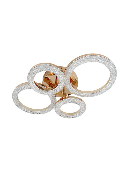Keskor Ceiling Mount Light 60cm Gold with Integrated LED