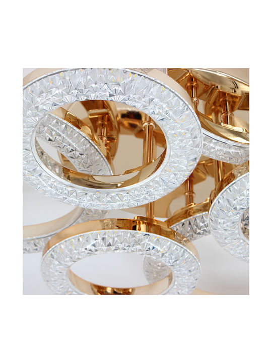 Keskor Ceiling Mount Light 60cm Gold with Integrated LED