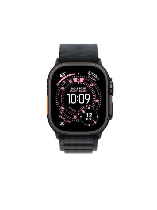 Apple Λουράκι Μαύρο (Apple Watch Ultra)