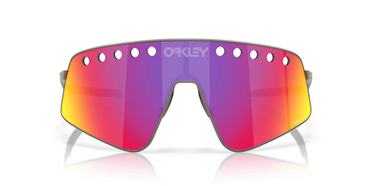 Oakley Fahrradbrillen Sweep Prizm mit Gray Rahmen und Mehrfarbigen Linsen