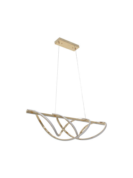 Keskor Pendant Light Gold 100x23x23cm