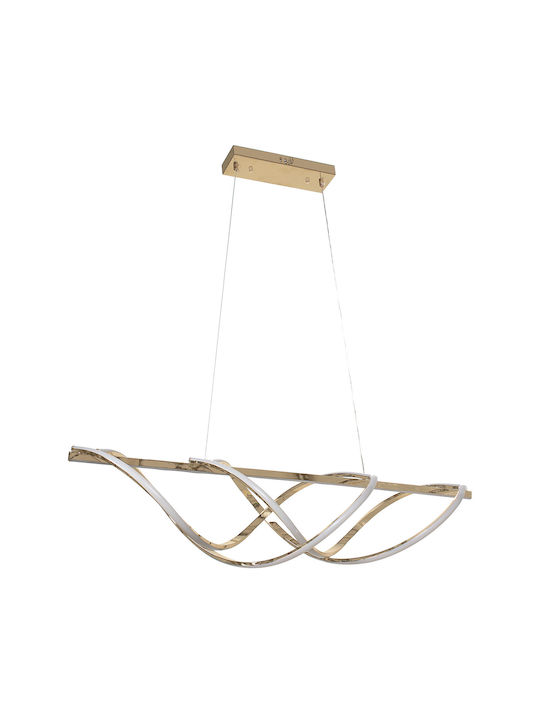Keskor Pendant Light Gold 100x23x23cm
