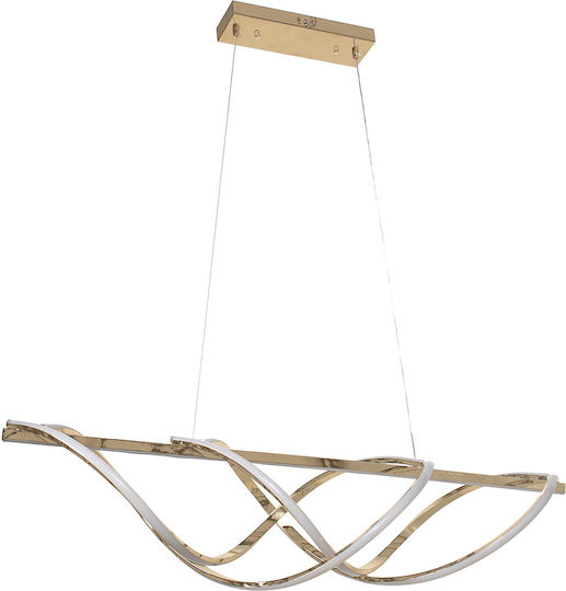 Keskor Pendant Light Gold 100x23x23cm