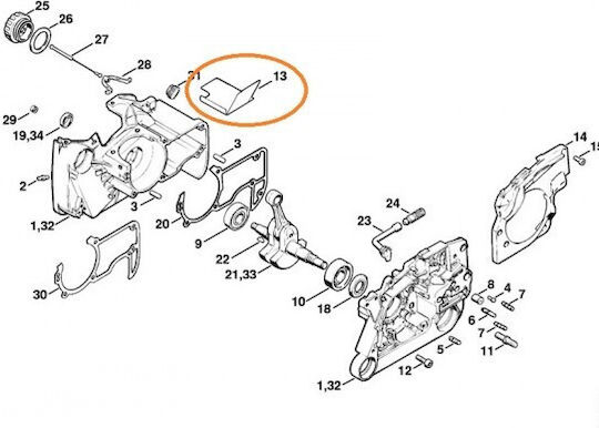 Lamă Reflectorizantă Stihl 112-8084-8302