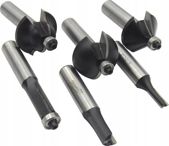 Фрези За Дърво Milwaukee 12mm 6 Броя