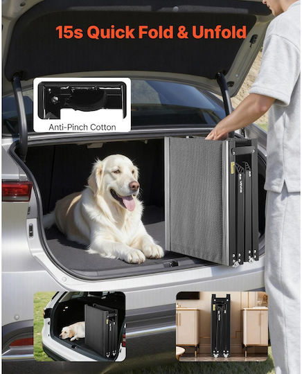 Vevor Car Steps for Dog Black
