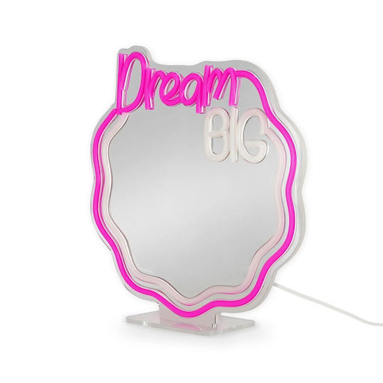 Legami Milano Makeup Mirror Wall with Light 30x29cm