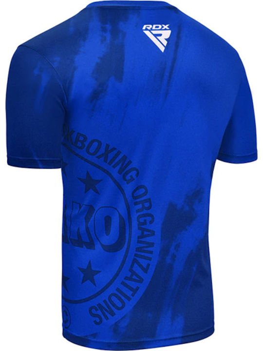 RDX Ανδρική Κοντομάνικη Μπλούζα RDX-WTP-T1-BL για Kickboxing Μπλε RDX Ανδρική Κοντομάνικη Μπλούζα RDX-WTP-T1-BL για Kickboxing Μπλε