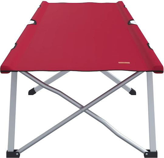 Klappbett ohne Matratze Einzel Rot Set 2Stücke 194x62.5x42.5cm