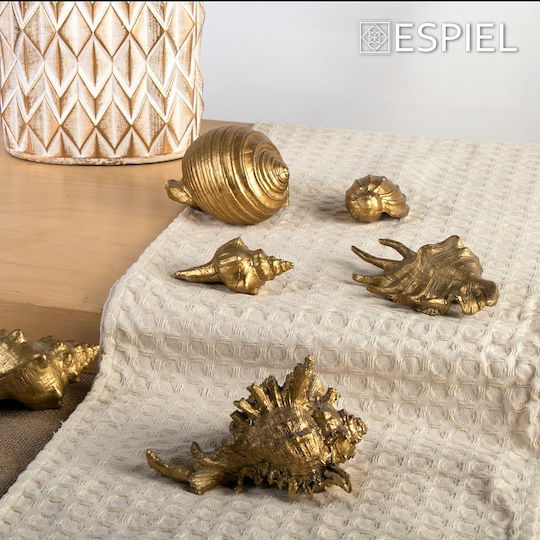 Decor Pentru Masă Coajă De Melc Din Polirosină Aurie Espiel 7x4,2x3cm Set 6 Bucăți Material Polirosină Aurie Espiel Mt2733k6 Decor Pentru Masă Coajă De Melc Din Polirosină Aurie Espiel 7x4,2x3cm Set 6 Bucăți Material Polirosină Aurie Espiel Mt2733k6