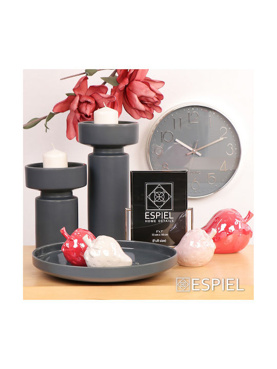 Ceramic Pink Strawberry 9.5x7.7cm Set of 6 Pieces Espiel