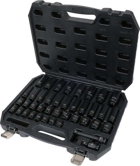 Yato Căpăcei Pneumatic - Pneumatic cu Patrat de Prindere 1/2" Set 40buc