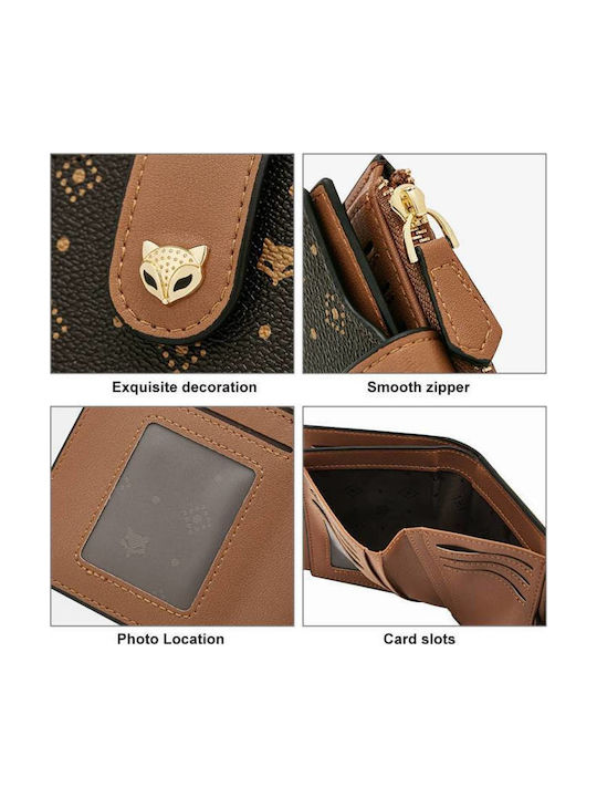 Small Women's Wallet Classic Dark Brown