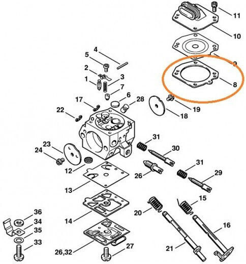 Φλάντζα Stihl 1128-129-0906