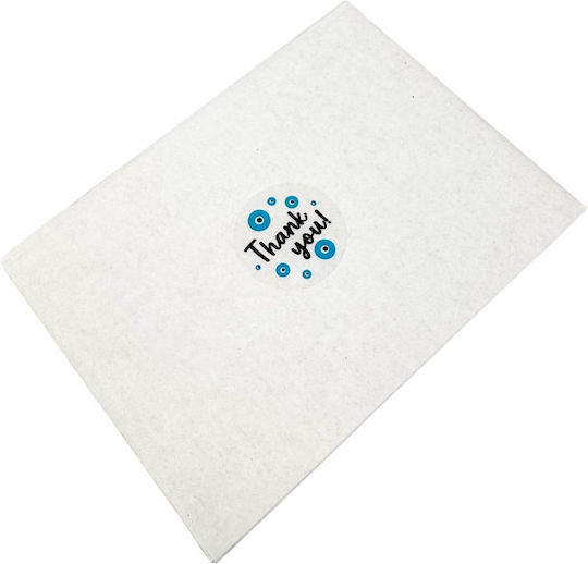 Gift Sticker Thank You 4cm Round 100pcs
