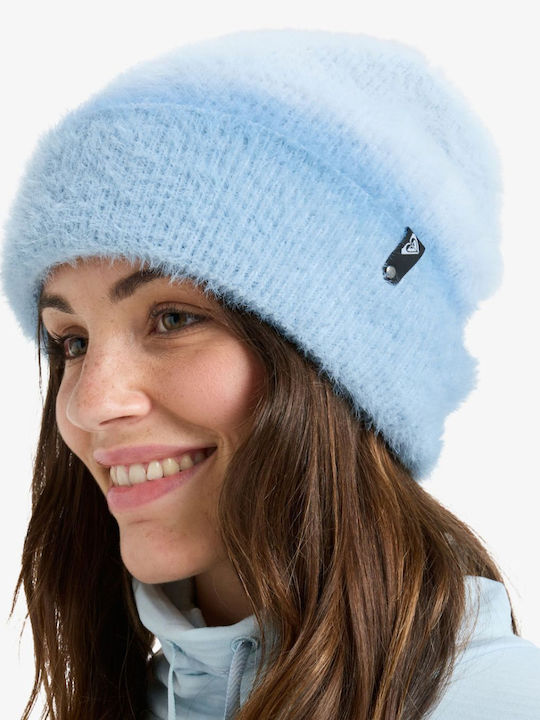 Peace Polly Beanie Γυναικείος Fleece Σκούφος Πλεκτός σε Γαλάζιο χρώμα