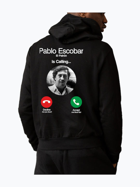 Суитшърт Pablo Escobar Mff050-черен