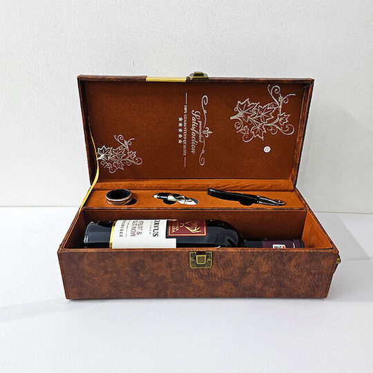 Elegante Eco-Leder-Box Mit Flasche Griff Merlot Pinot Noir Getränke/Wein-Kompositionen 3 Wein-Zubehör