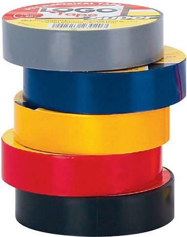 Logo Insulation Tape 19mm x 20m PVC Grey