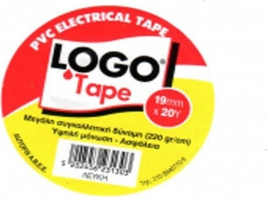 Logo Insulation Tape 19mm x 20m PVC Yellow Yellow