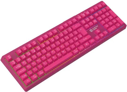 Canyon GKW-2 Gaming Πληκτρολόγιο με RGB φωτισμό (Αγγλικό US)